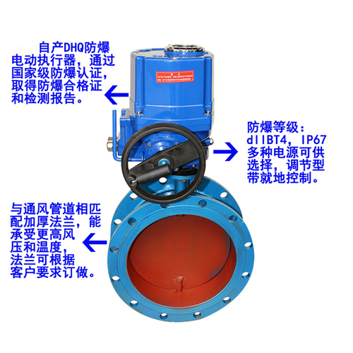 電動通風蝶閥
